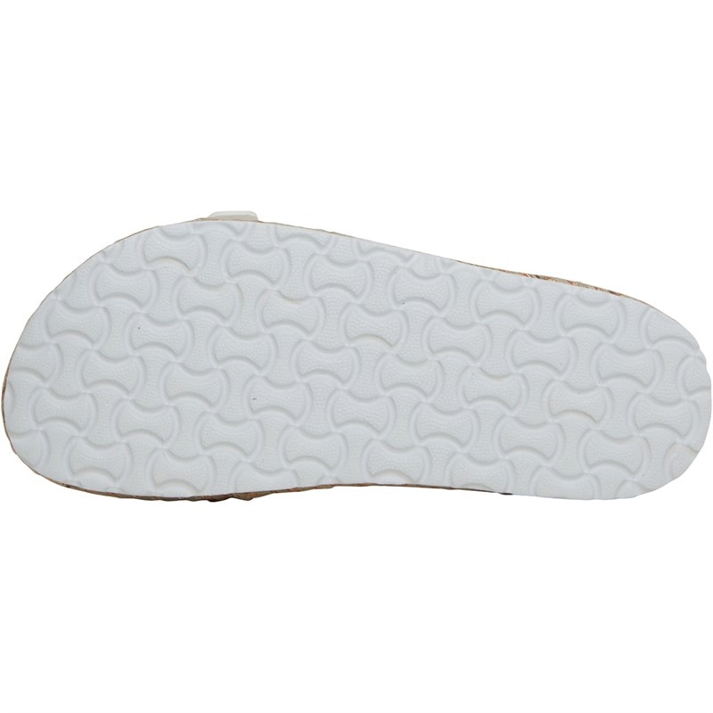 Sandales plateformes à bride cheville femmes Blanc - Image 3