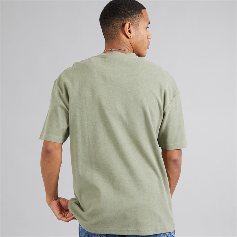 Mężczyźni luźna koszulka lao Washed Sage – zdjęcie  2