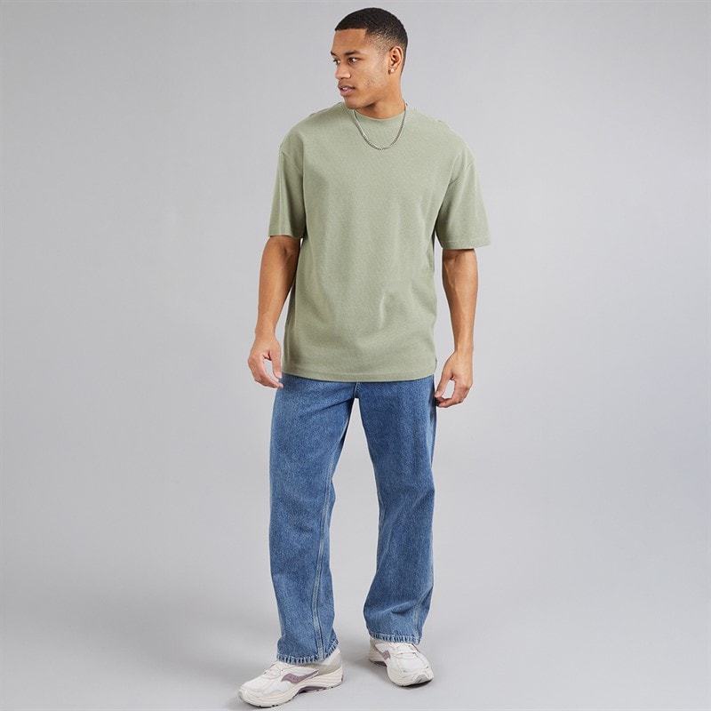 Mężczyźni luźna koszulka lao Washed Sage – zdjęcie  3