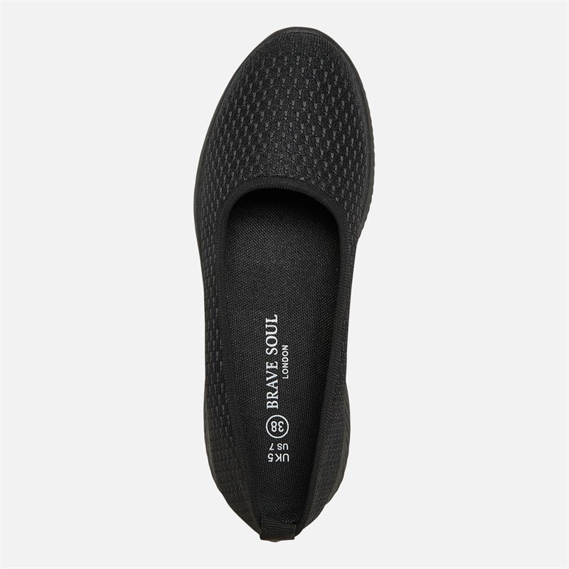 Damskie buty slip-on cali Black Mono – zdjęcie  4