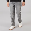 Jean droit en denim hommes Greywash