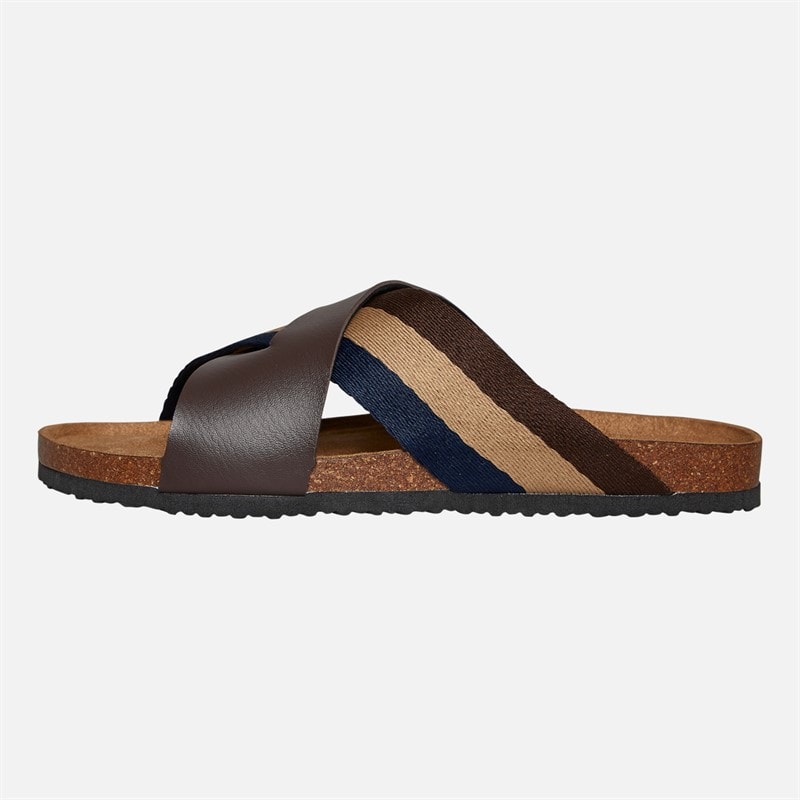 Herren - Marvin Cross-Riemen Sandalen Braun/Navy/Sand - Bild 2