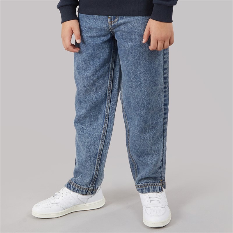 Brave Soul Jungen - Pitch Locker Geschnittene Jeans - Mid Blue