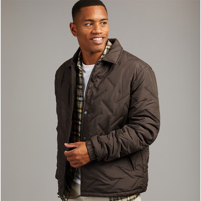 Brave Soul Veste thermique hommes - Marron