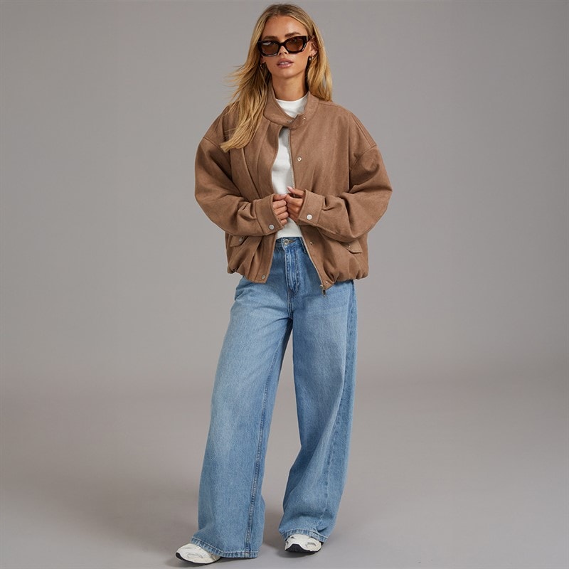 Dames lenora faux suède jack Taupe - Afbeelding 3