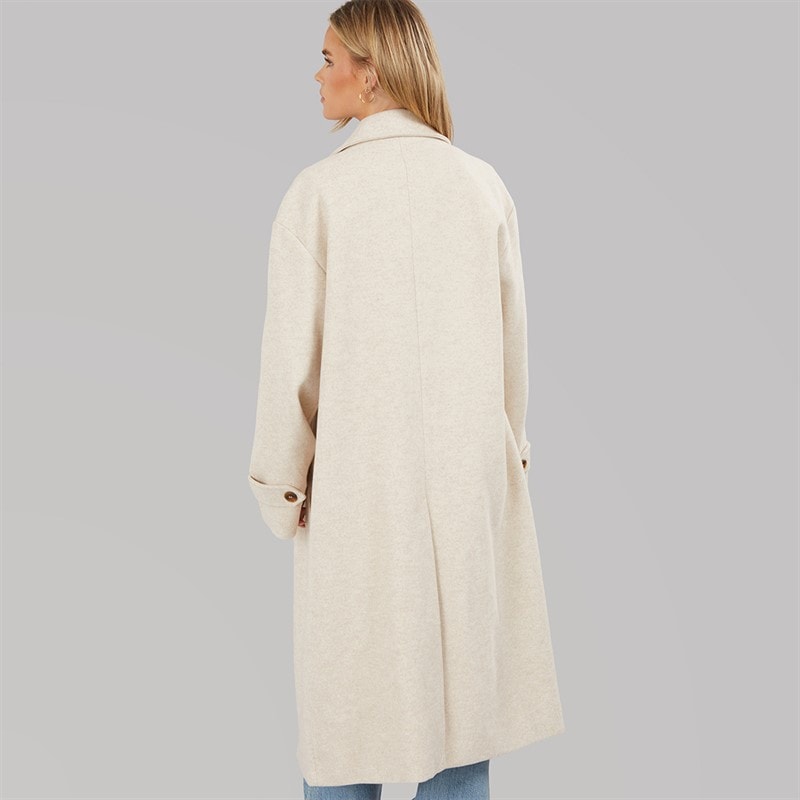 Damskie płaszcz Arnia z imitacji wełny Camel – zdjęcie  2