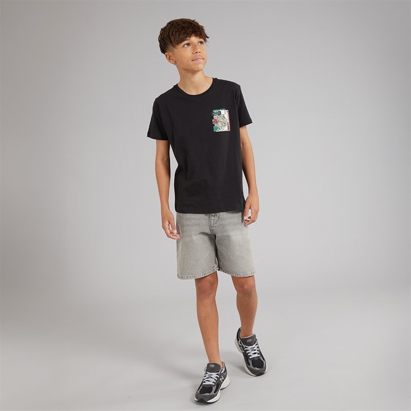 T-shirt Ameyoko garçons Jet Black/Multi Colour - Image 4