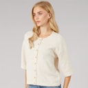 Cardigan à manches courtes Marshal femmes Oatmeal