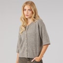 Cardigan à manches courtes Marshal femmes Mocha