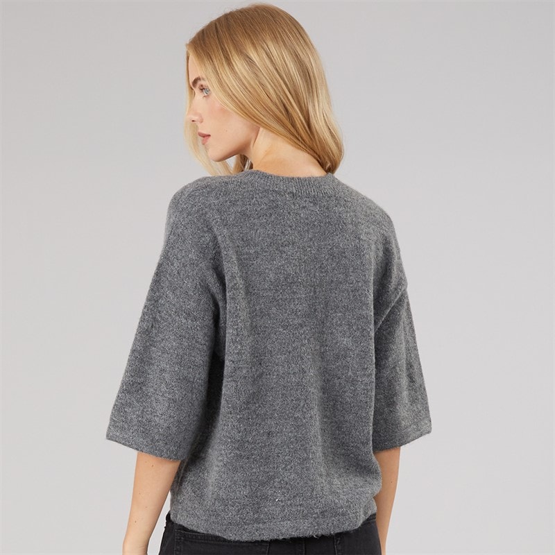 Cardigan à manches courtes Marshal femmes Charcoal Melange - Image 2