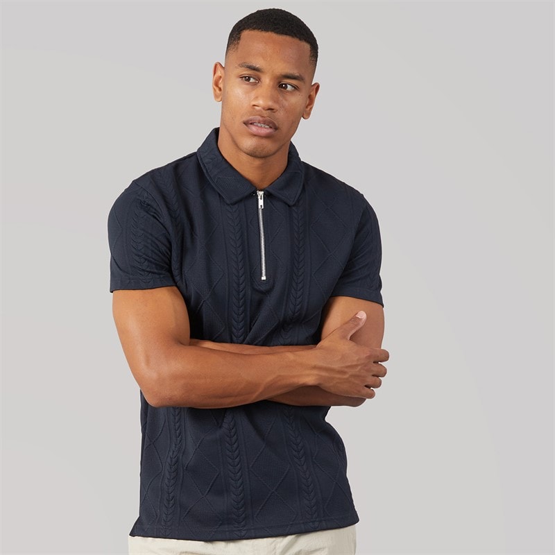 Polo renix hommes Marine foncé - Image 3