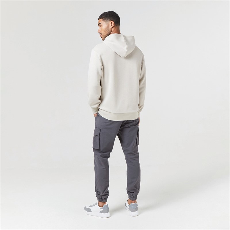 Heren hoodie en cargobroek set Stone/Charcoal - Afbeelding 3