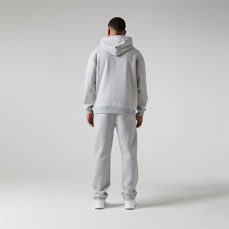 Joggers à ourlet ouvert décontractés hommes Gris clair Marl - Image 2