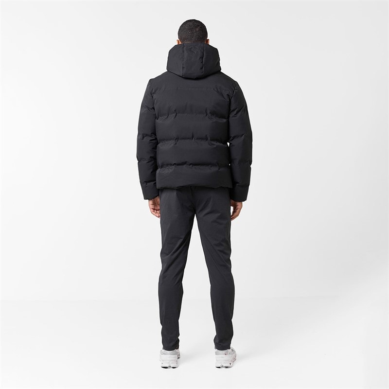 Heren heat seal puffer coat Zwart - Afbeelding 3