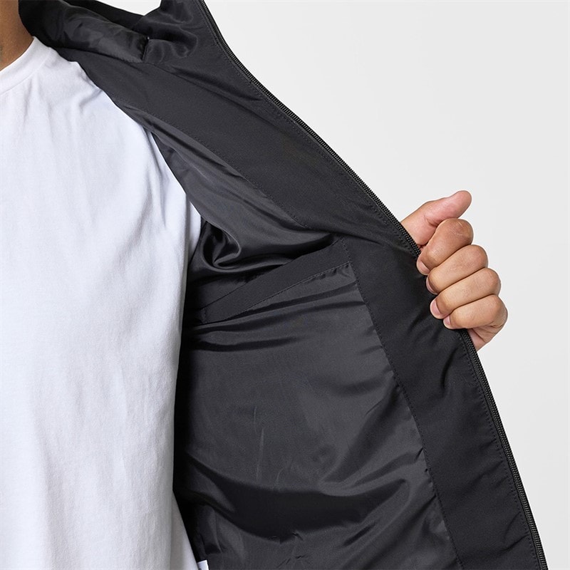 Heren heat seal puffer coat Zwart - Afbeelding 4