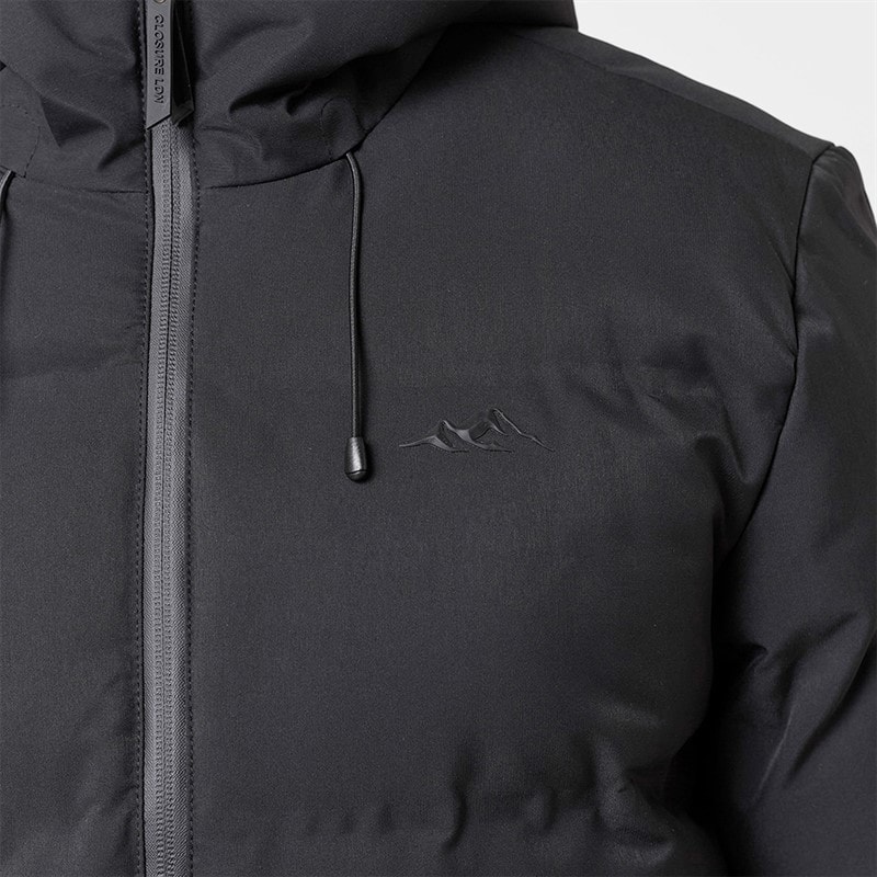 Heren heat seal puffer coat Zwart - Afbeelding 5