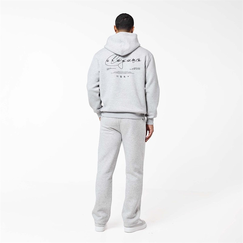 Mężczyźni bluza z kapturem signature studios Grey Marl – zdjęcie  5