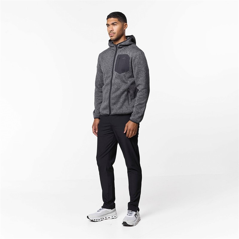 Sweat à capuche en maille technique Heat Seal hommes Gris moyen - Image 2