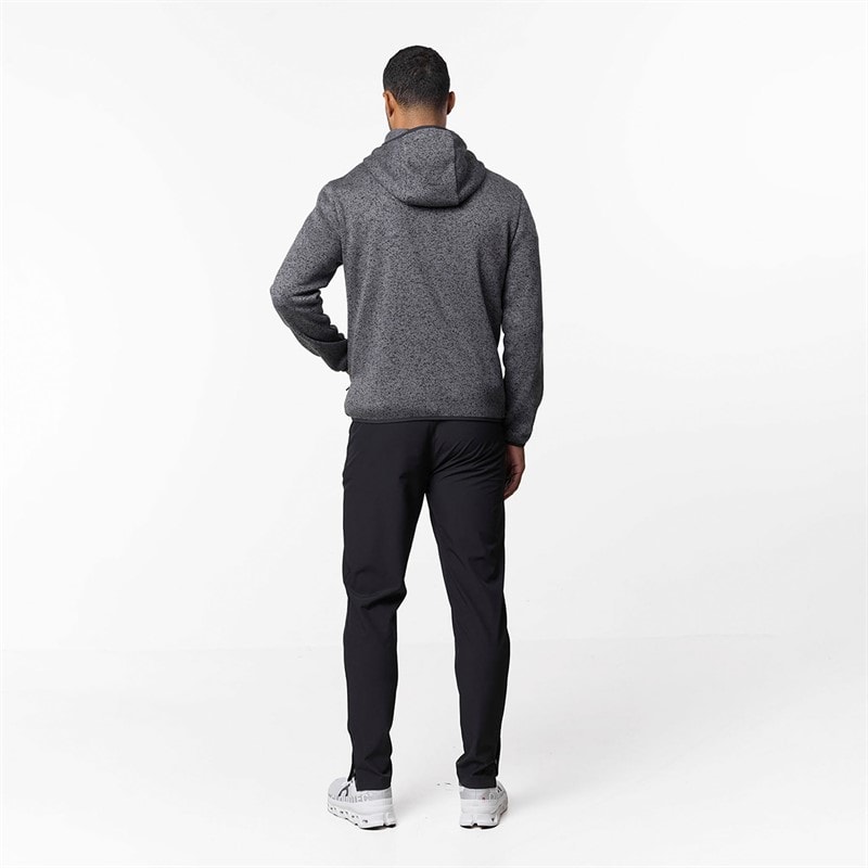 Sweat à capuche en maille technique Heat Seal hommes Gris moyen - Image 3