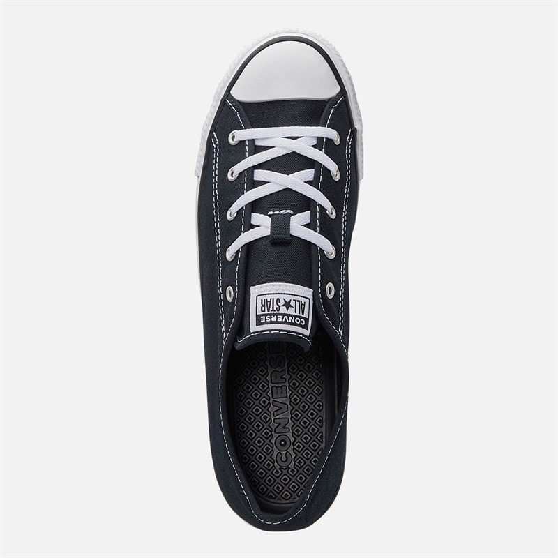Dames chuck taylor all star delicate canvas sneakers Zwart/Wit/Zwart - Afbeelding 4
