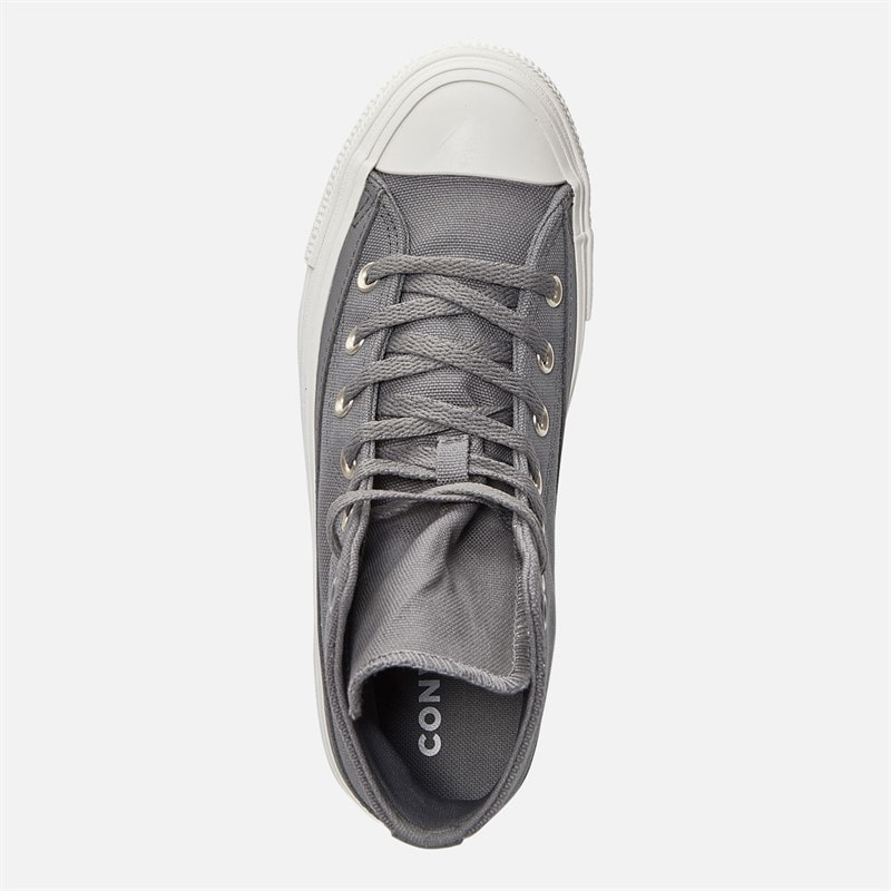 Chuck Taylor all star hi podwójne sznurowadła trampki Sharkskin/Vintage White – zdjęcie  4