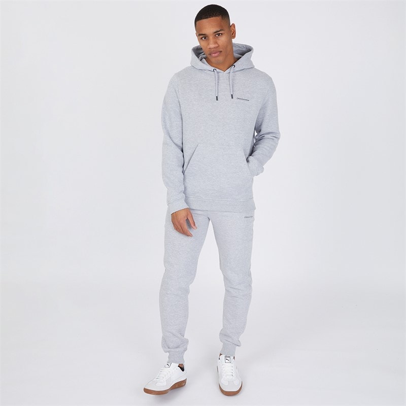Heren chelmere hoodie en joggers set Grey Marl - Afbeelding 4