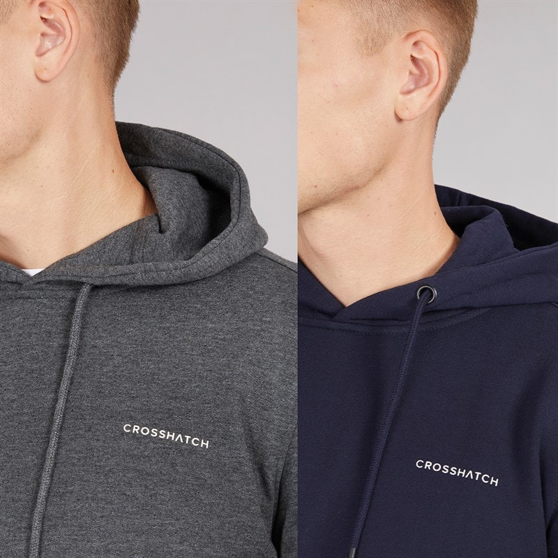Herren - Traymax Kapuzenpullover Zwei-Pack Navy/Charcoal - Bild 3