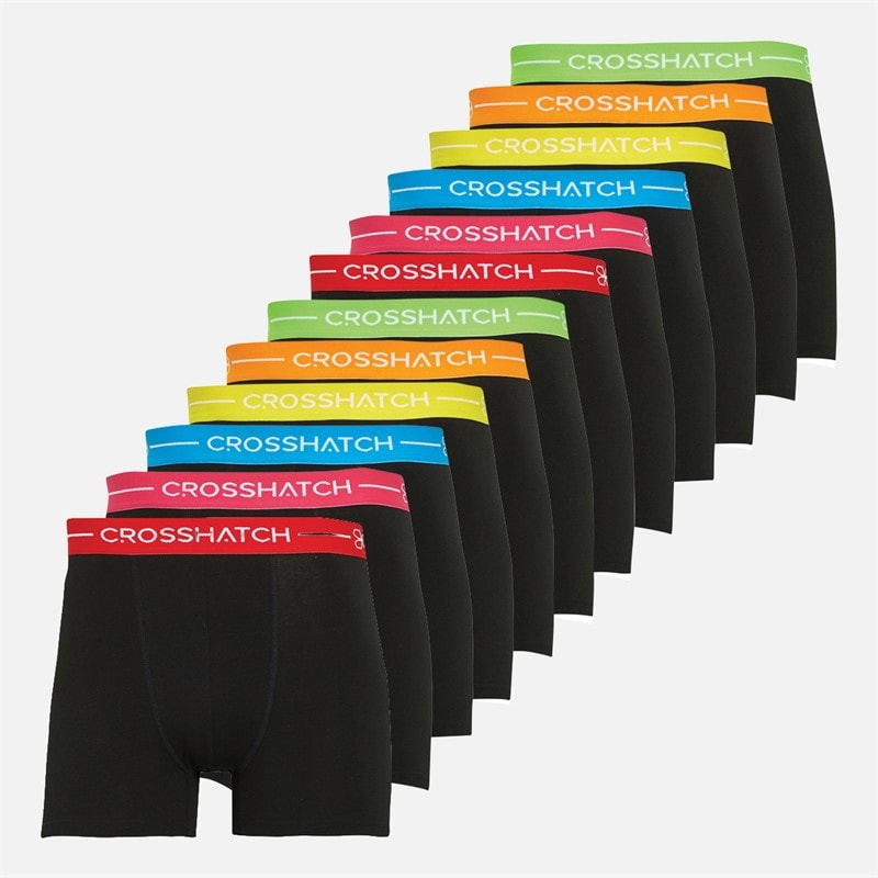 Heren astral twelve pack boxers Zwart - Afbeelding 1