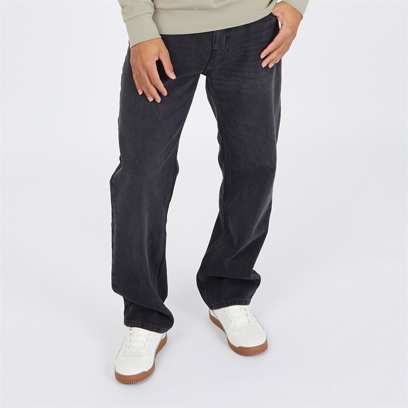 Mężczyźni luźne jeansy tillman Black Wash – zdjęcie  1