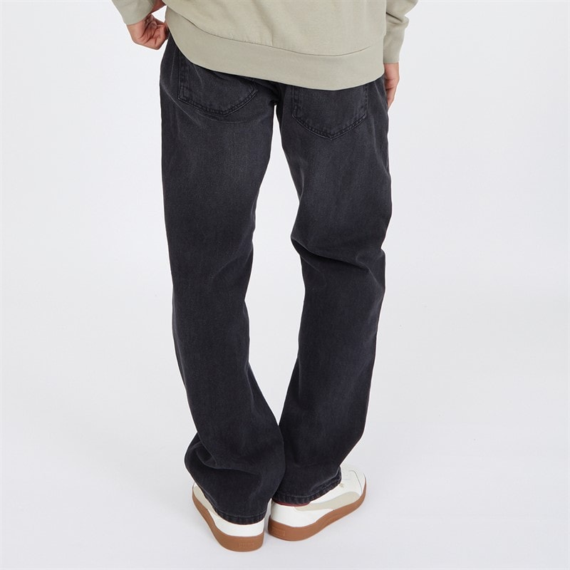 Mężczyźni luźne jeansy tillman Black Wash – zdjęcie  2