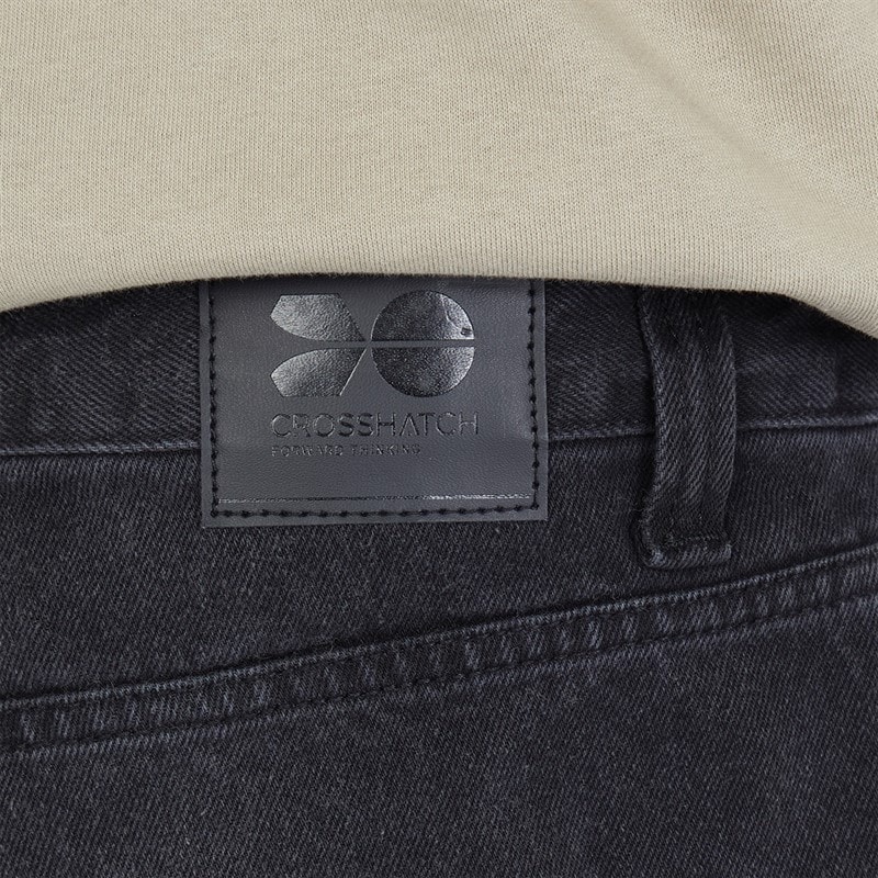 Mężczyźni luźne jeansy tillman Black Wash – zdjęcie  3