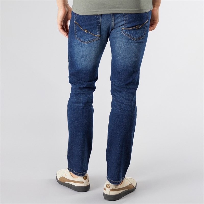 Heren bandol straight fit jeans Dark Wash - Afbeelding 2