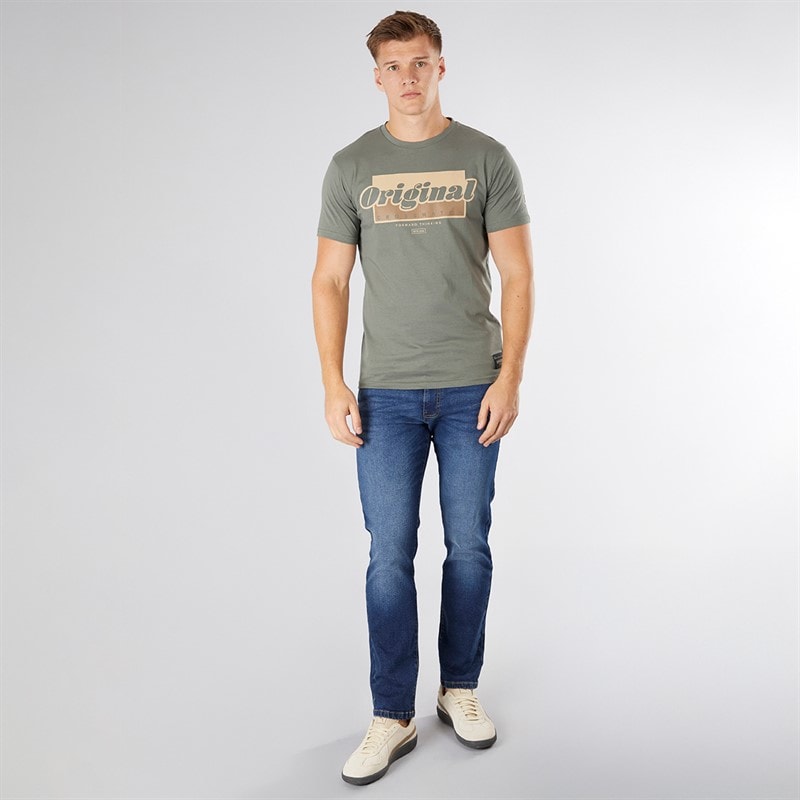 Heren bandol straight fit jeans Dark Wash - Afbeelding 4
