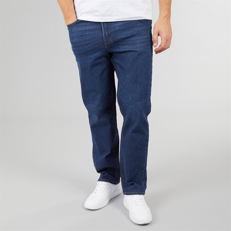 Jean Dalesman coupe décontractée hommes Dark Wash - Image 1