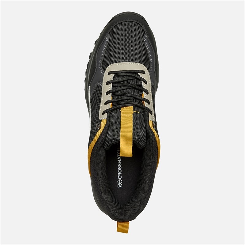 Heren heymare trainers Zwart/Charcoal/Taupe - Afbeelding 4