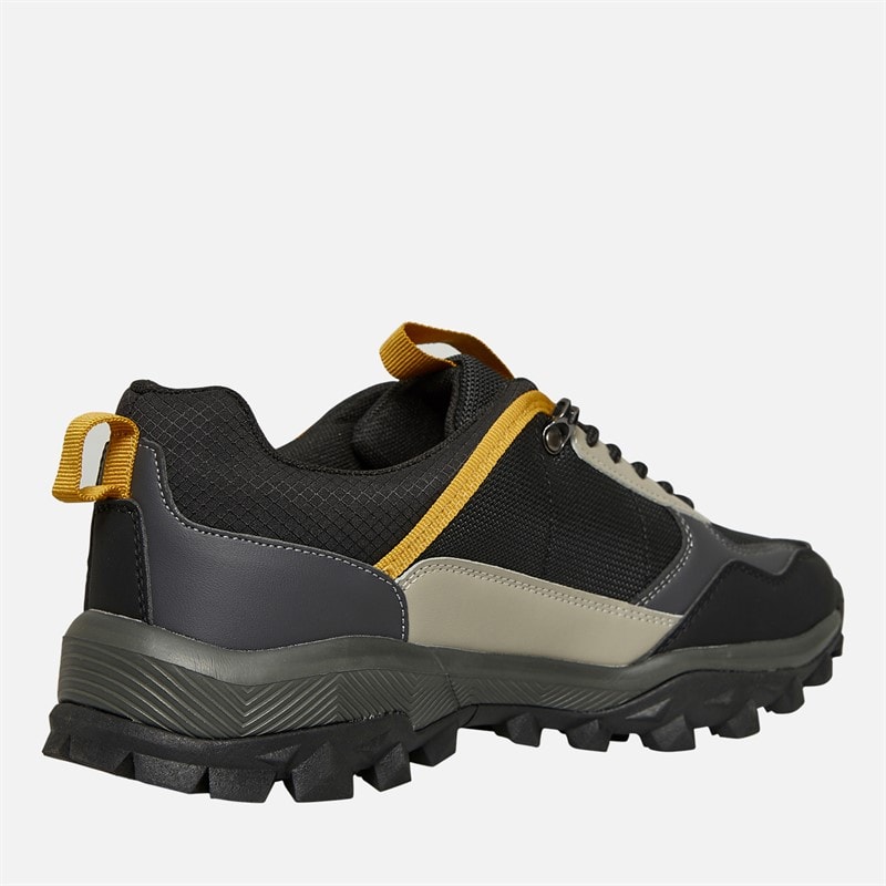 Heren heymare trainers Zwart/Charcoal/Taupe - Afbeelding 5