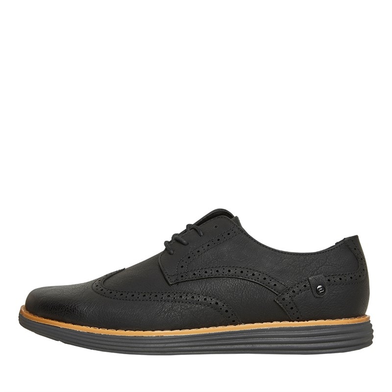 Mężczyźni buty brogowe Karl Czarny/Charcoal – zdjęcie  1