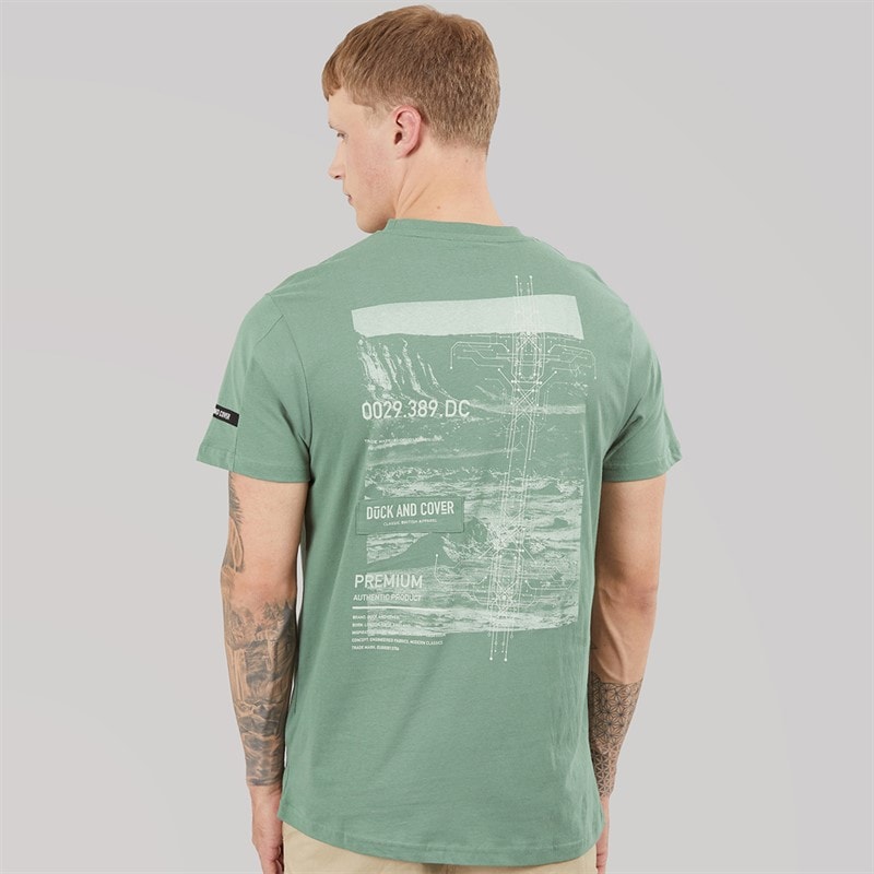Mężczyźni t-shirt landway Olive – zdjęcie  3