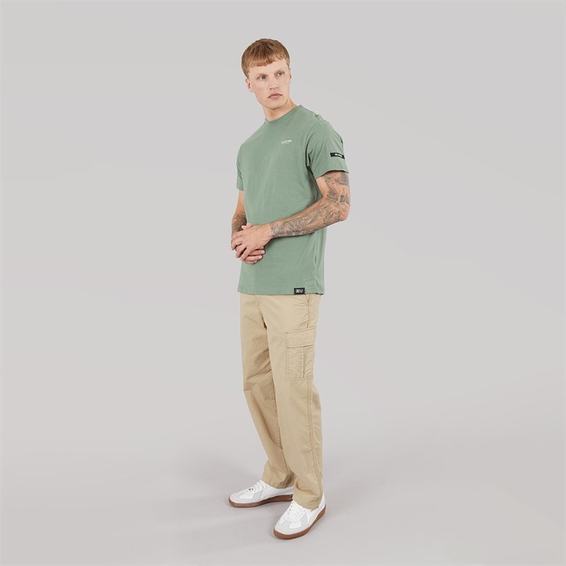 Mężczyźni t-shirt landway Olive – zdjęcie  4