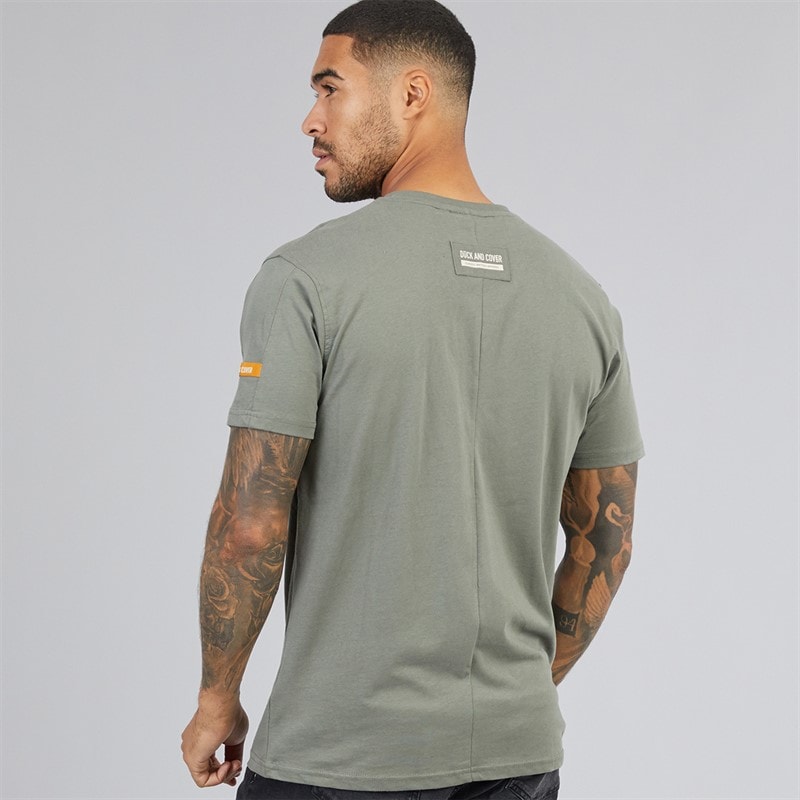 Herren - Adamsberg Carbon T-Shirt Dark Olive - Bild 2
