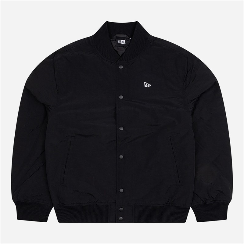 Heren nylon bomberjack Zwart - Afbeelding 1