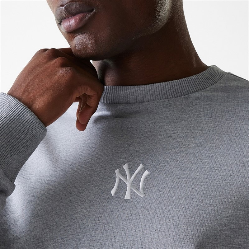 Heren new york yankees trui Heather Grey - Afbeelding 4