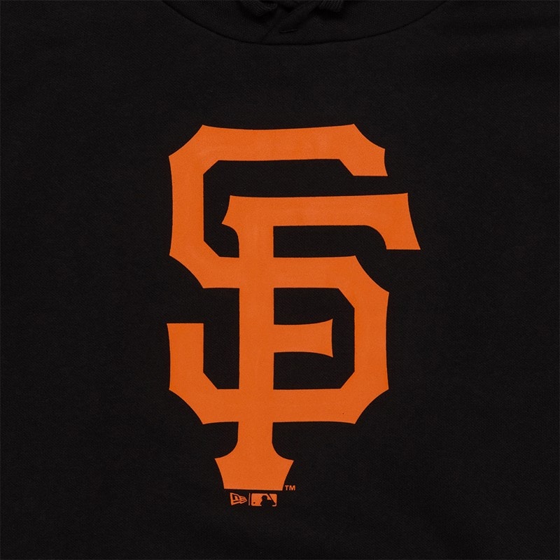 Mężczyźni bluza z kapturem san francisco giants Czarny – zdjęcie  3