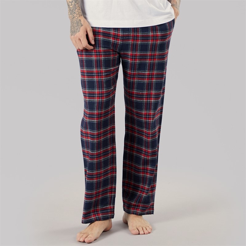 Pantalon en flanelle Folau hommes Red Check - Image 1