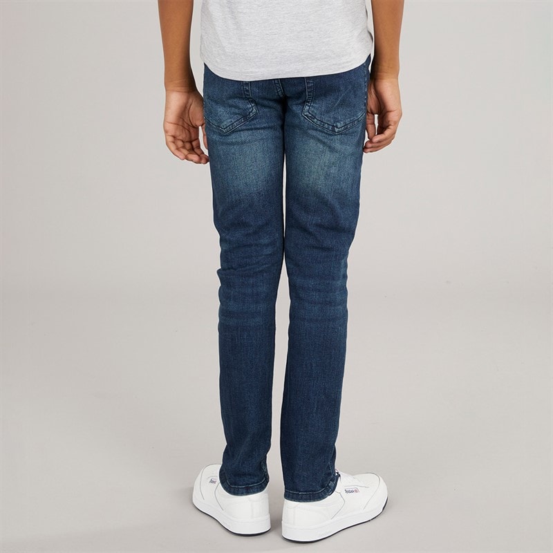 Chłopcy jeansy slim Carson Mid Wash – zdjęcie  2