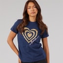 T-shirt Wildheart femmes Marine