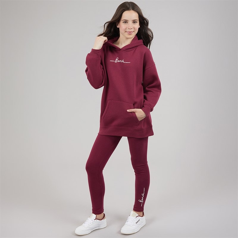 Meisjes hoodie en legging set Berry - Afbeelding 3