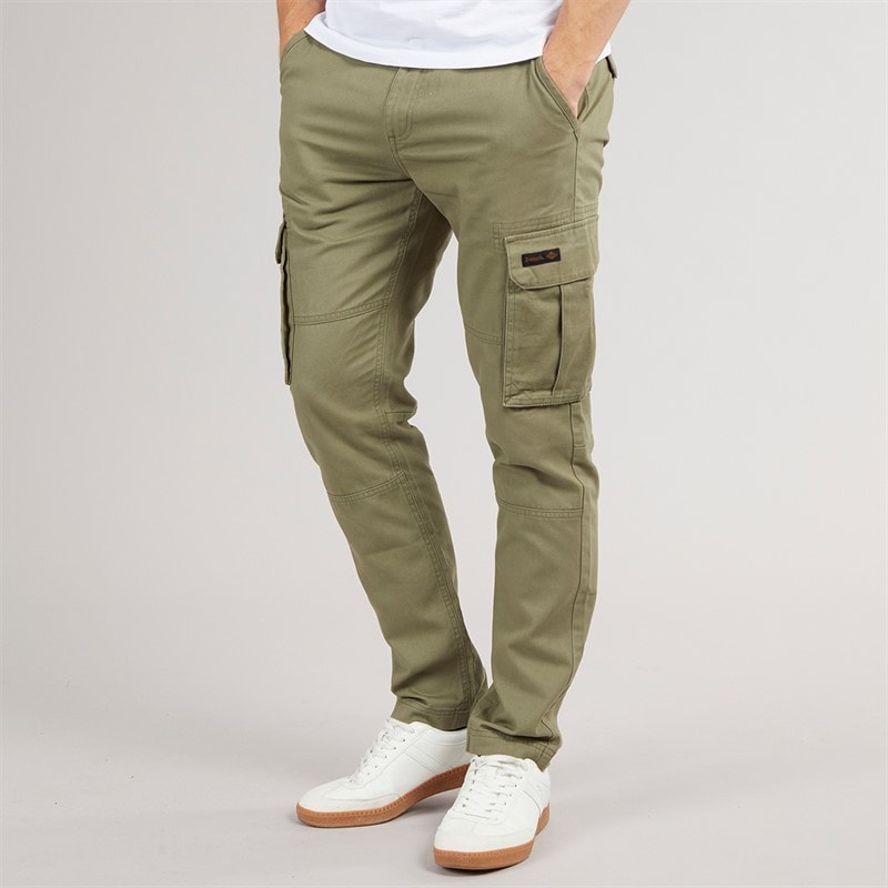 Heren sergei twill cargobroek Lichtkhaki - Afbeelding 1