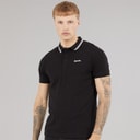 Herren - Gruff Polo-Shirt Schwarz