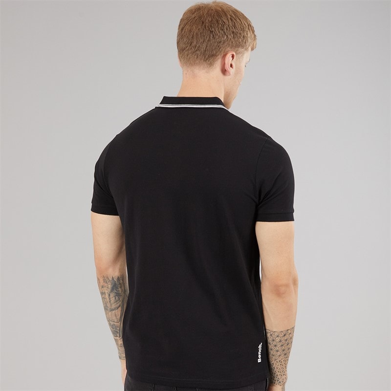 Herren - Gruff Polo-Shirt Schwarz - Bild 2